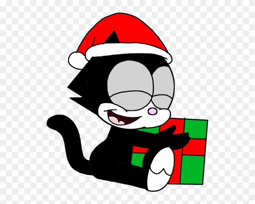Baby Felix With Christmas Gift By Marcospower1996 - Felix The Cat Christmas #1083119