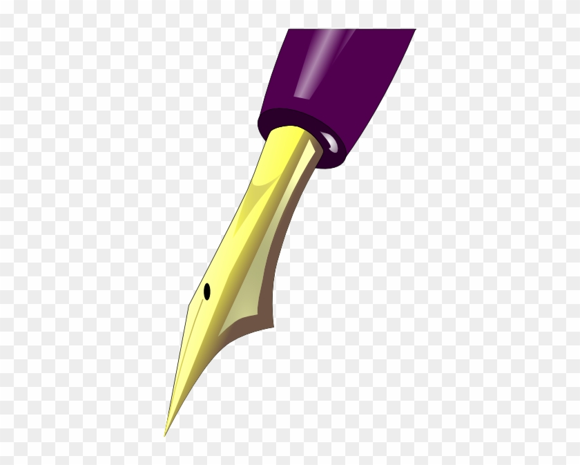 Pen Clipart Purple Pen - Purple Ink Pens Clipart #1083148
