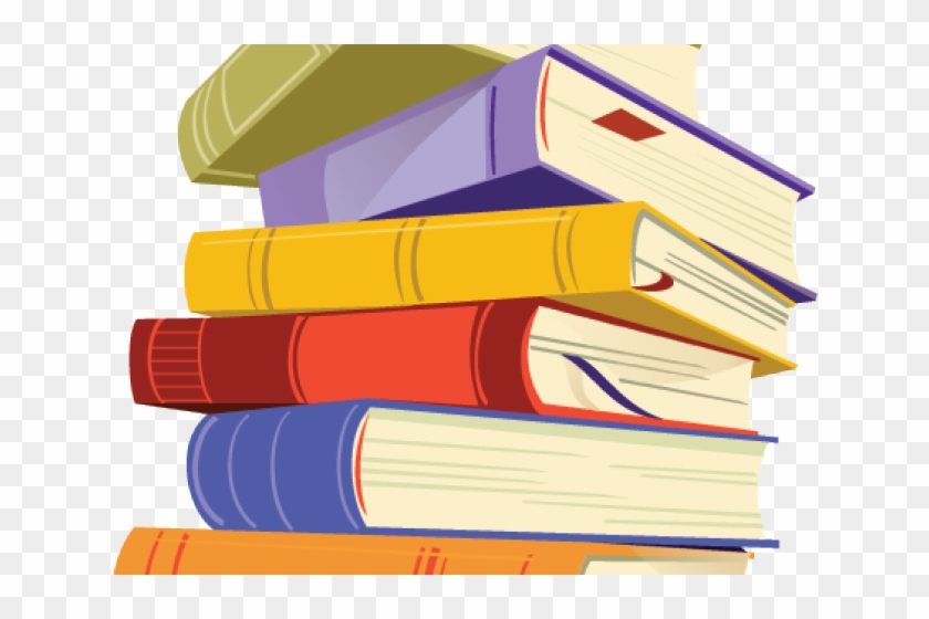 Images Of Cartoon Books - Stack Of Books Clipart #1083199