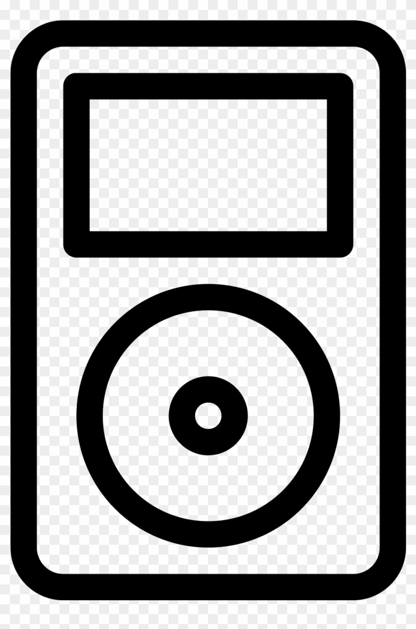 Ipod Old Icon - Black And White Ipod #1083273