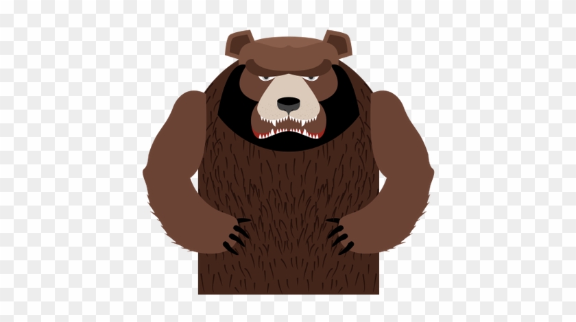 grizzly bear standing clipart