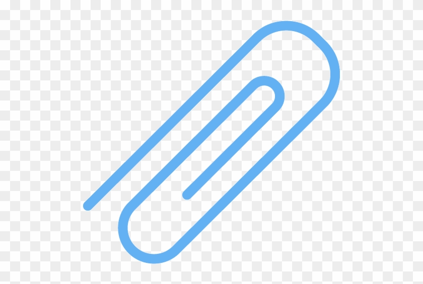 Tropical Blue Paper Clip 6 Icon - Jurisprudence #1083303