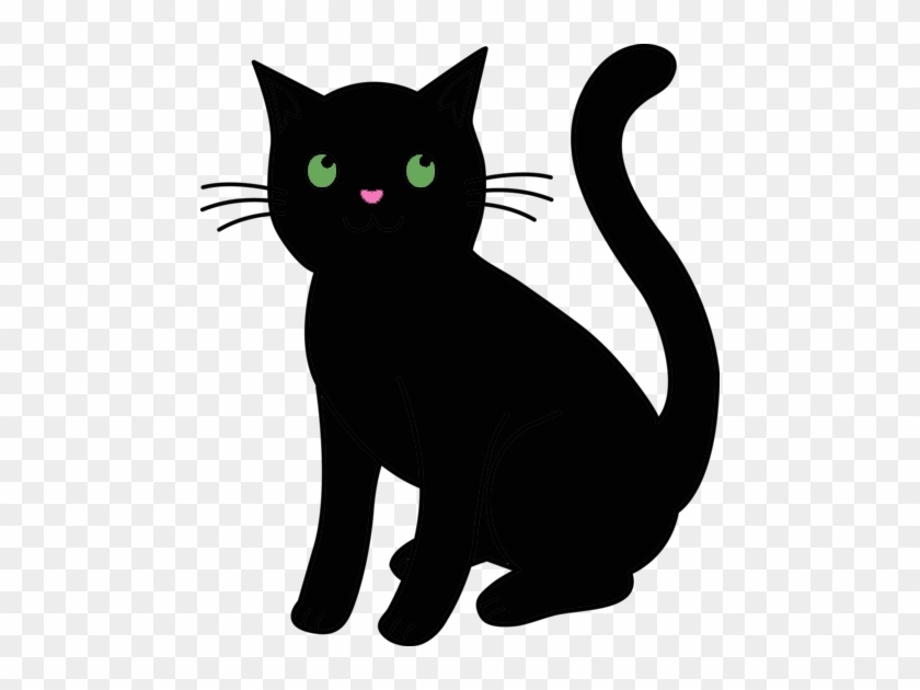 Big Cat Cartoon - Clip Art Black Cat - Free Transparent PNG Clipart Images  Download