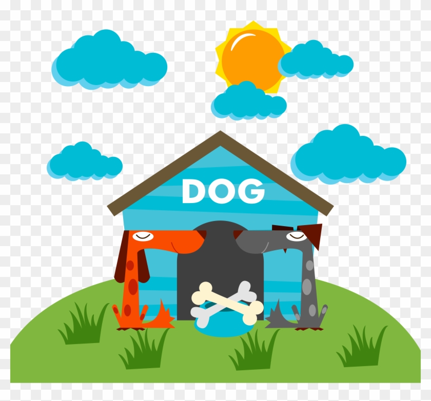 Doghouse Clip Art - Cartoon #1083365