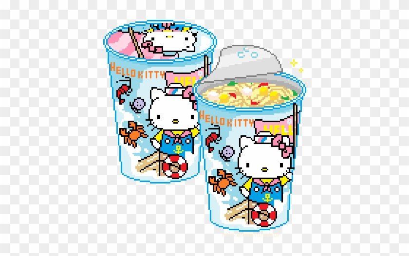 I Draw Pixel Stuff - Cup Noodle Pixel Art #1083373