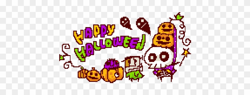 Reblogged 2 Years Ago From Fuckyeah Pixels - Happy Halloween Transparent #1083377