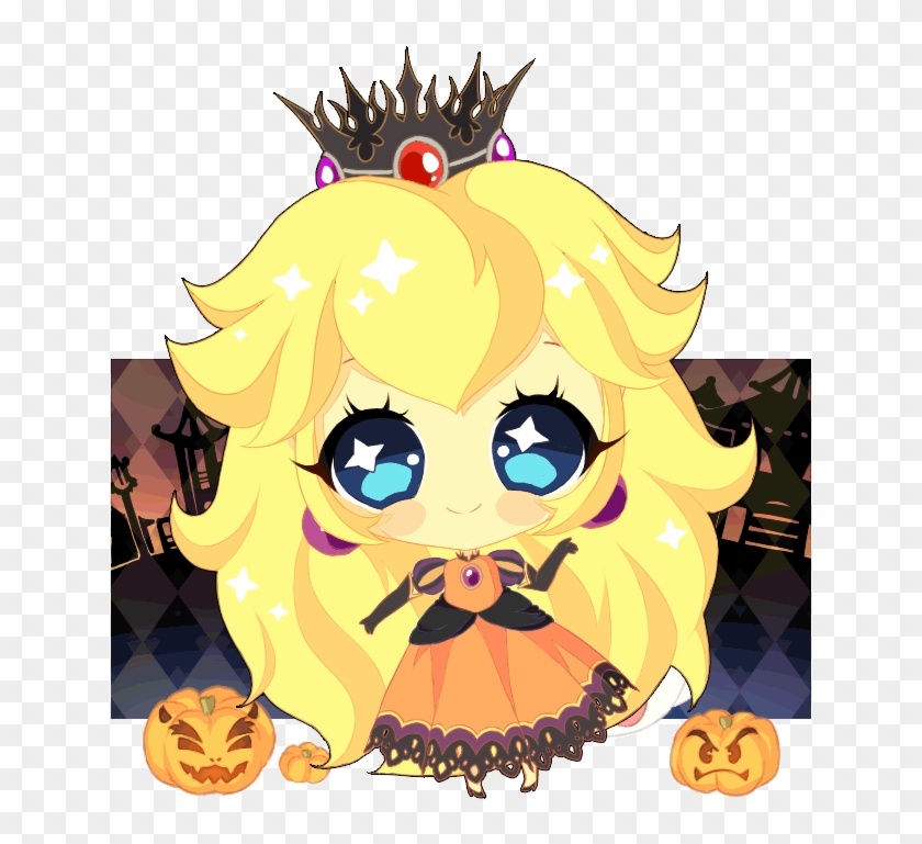 Halloween Princess Peach - Princess Peach Cute Gif #1083393