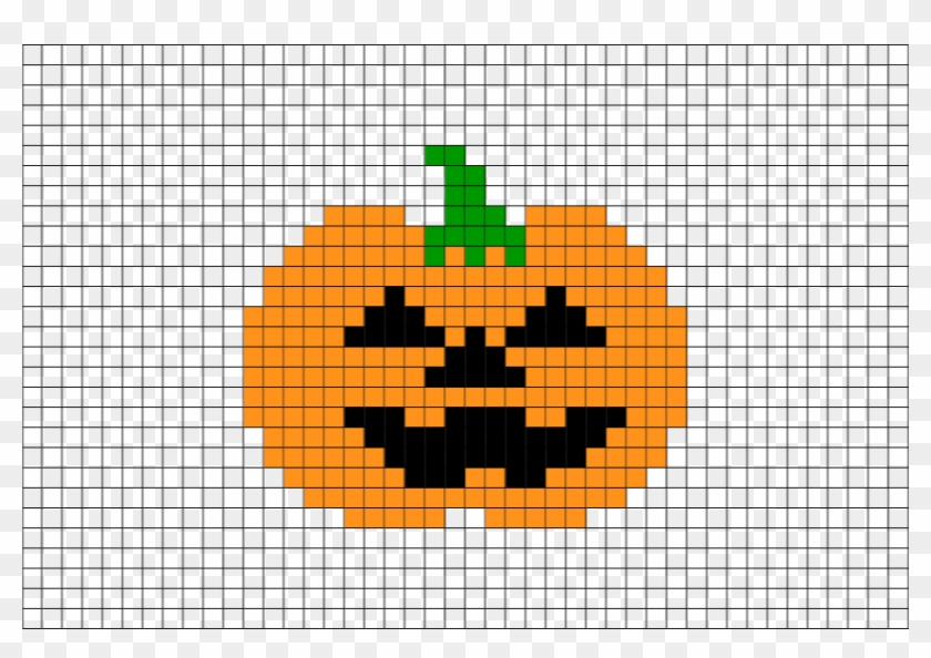 Halloween Pumpkin Pixel Art - Jack O Lantern Pixel Art #1083409