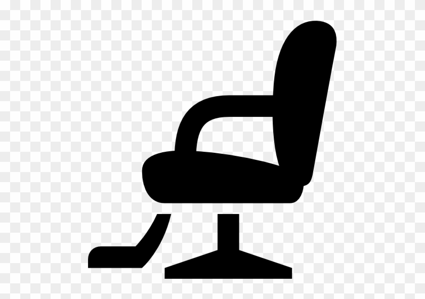 Hair Barber Chair Icon - Barber Chair Vector #1083448