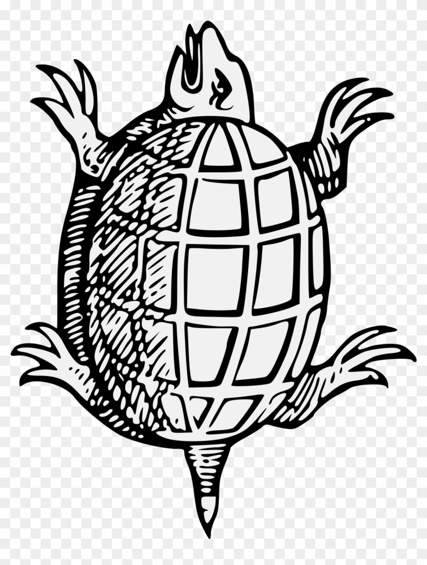 Tortoise - Turtle Png Heraldic #1083453