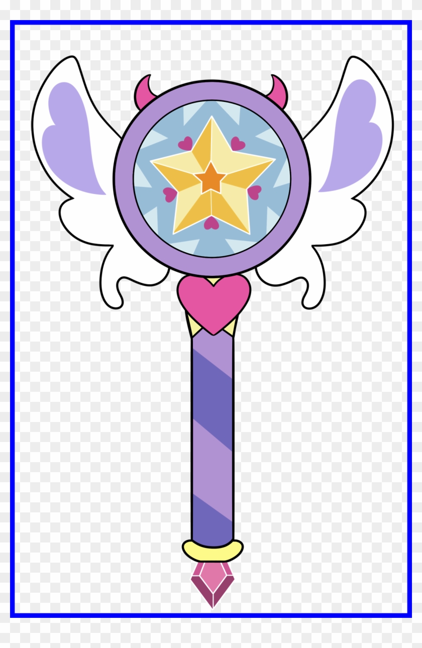 Best Trace Vector Tumblr Image For Clipart Of Butterfly - Star Butterfly Wand Season 3 #1083478