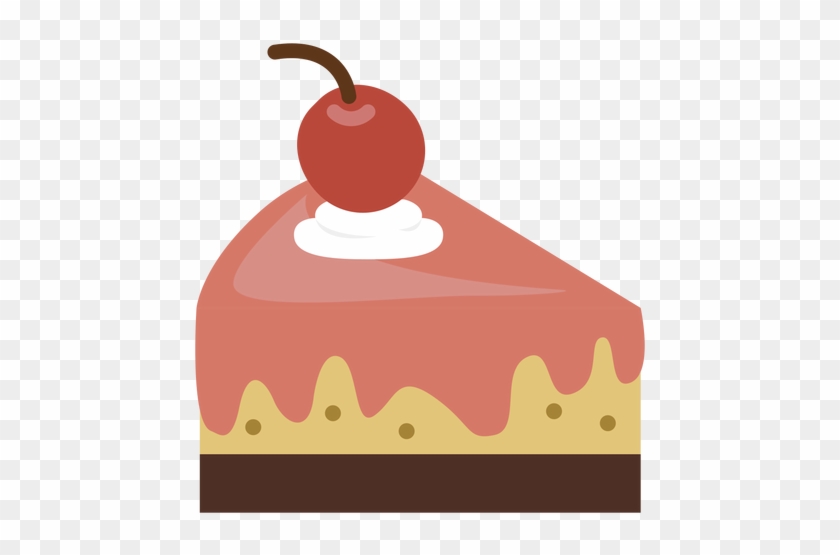 Cherry Cake Slice Icon Transparent Png - Icon #1083492