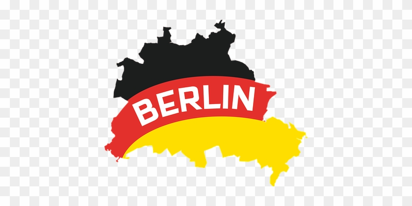 Berlin, Outline, Map, Capital, Germany - Berlin #1083652