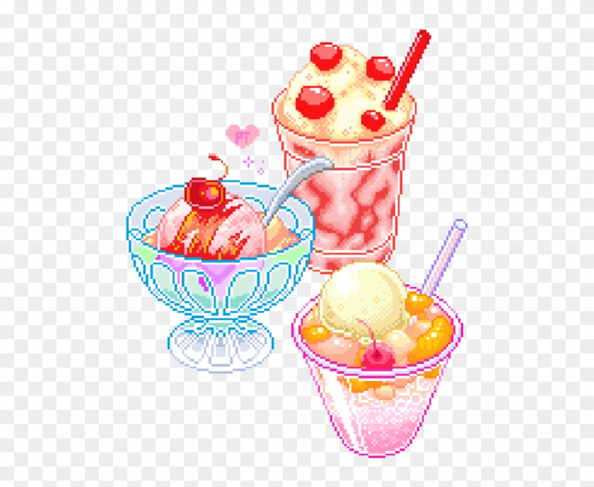 Ice Cream Transparent Tumblr For Kids - Drawing #1083718