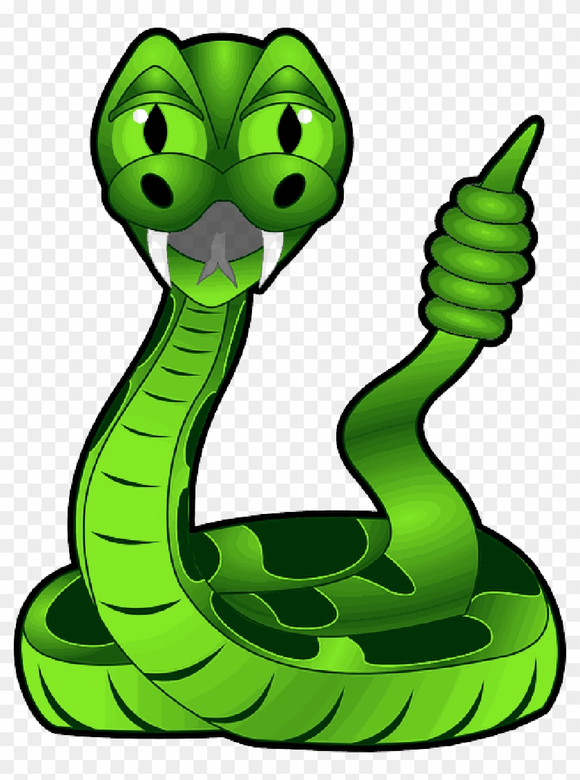 Rattlesnake, Reptile, Snake, Toxic, Animal, Dangerous - Rattlesnake Cartoon #1083757