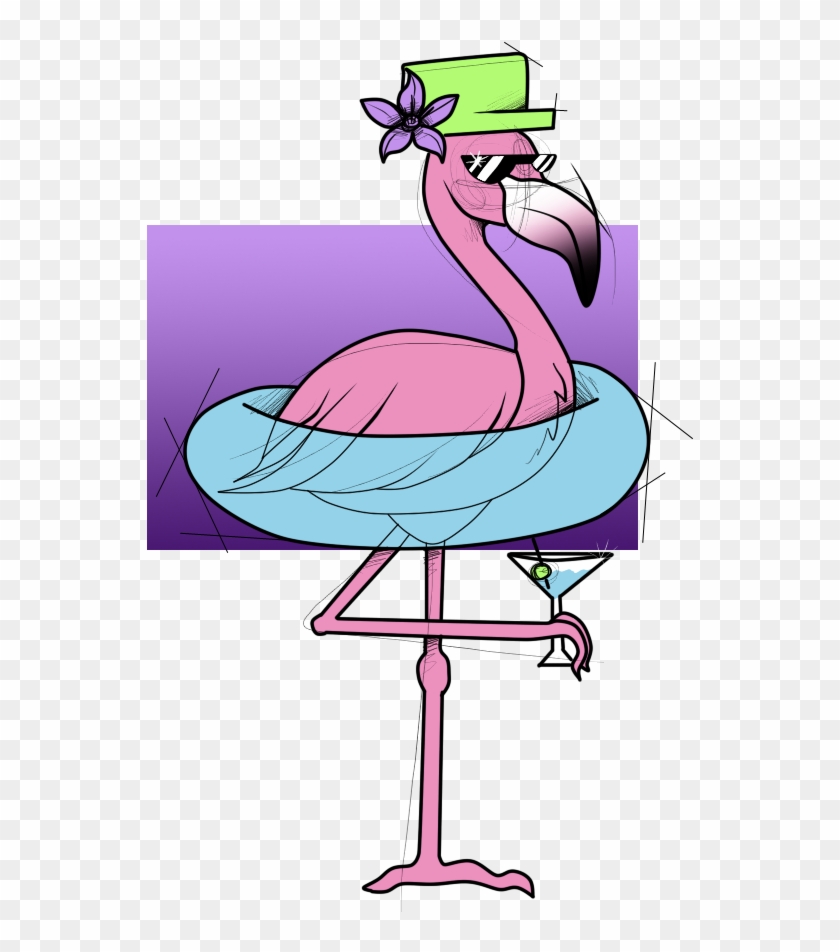 Summer / Party Flamingo By Sofficixribelle Summer / - Digital Art #1083863