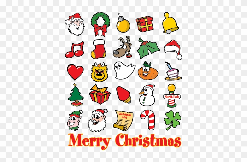 Mini Clipart Cartoon - Easy Christmas Clip Art #1083872