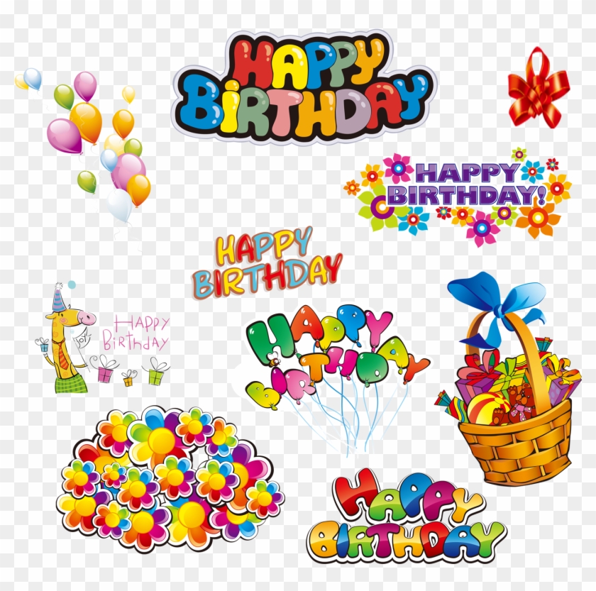 Happy Birthday Party Design Elements - Bon Anniversaire Jean Pierre #1083881