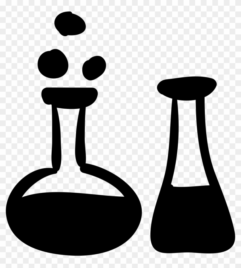 Laboratory Flasks Science Liquid Computer Icons Clip - Science Bottles Icon #1083926