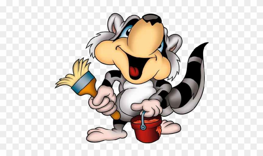 Raccoon Cartoon Animal Images - Pintores #1083942