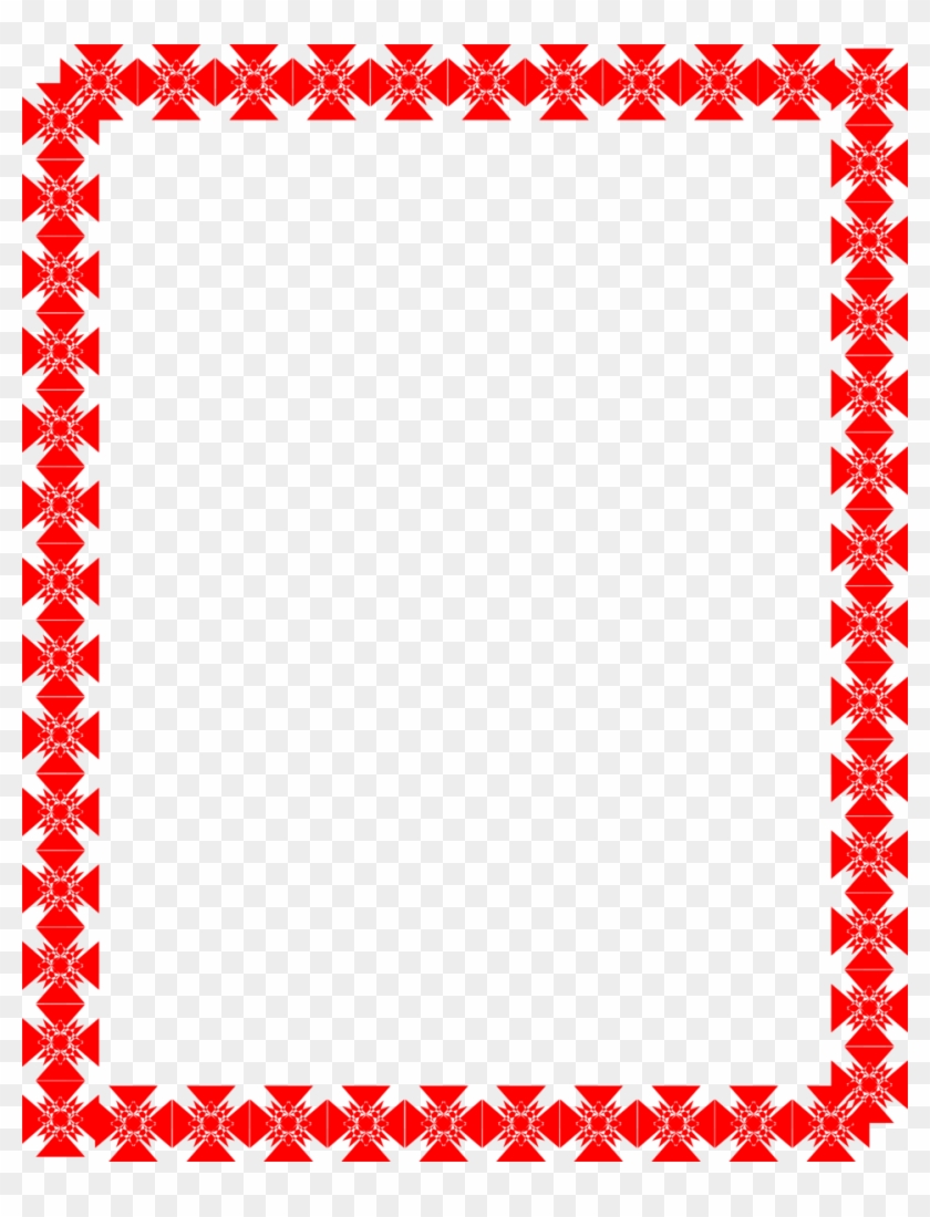 Border Red Free Stock Photo Illustration Of A Blank - Red And White Borders #1083988