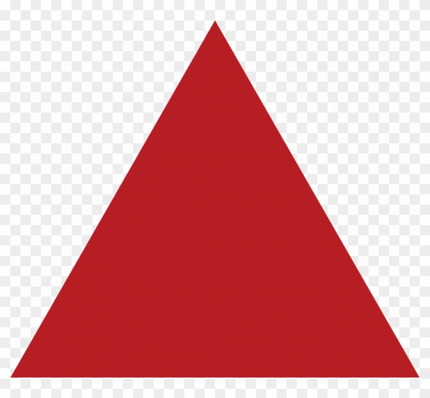 Triangle Shape Clipart - Alert Icon Red Png #1083999