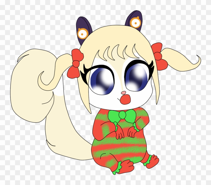 Baby Seeu Squirrel In Christmas Pjs By Bokeol - Cartoon #1084226