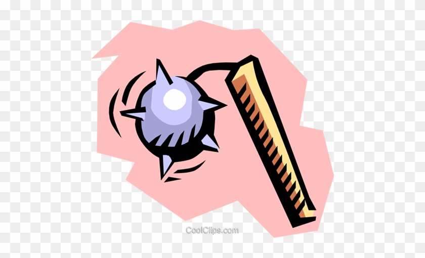 Mace Royalty Free Vector Clip Art Illustration - Mace Royalty Free Vector Clip Art Illustration #1084256