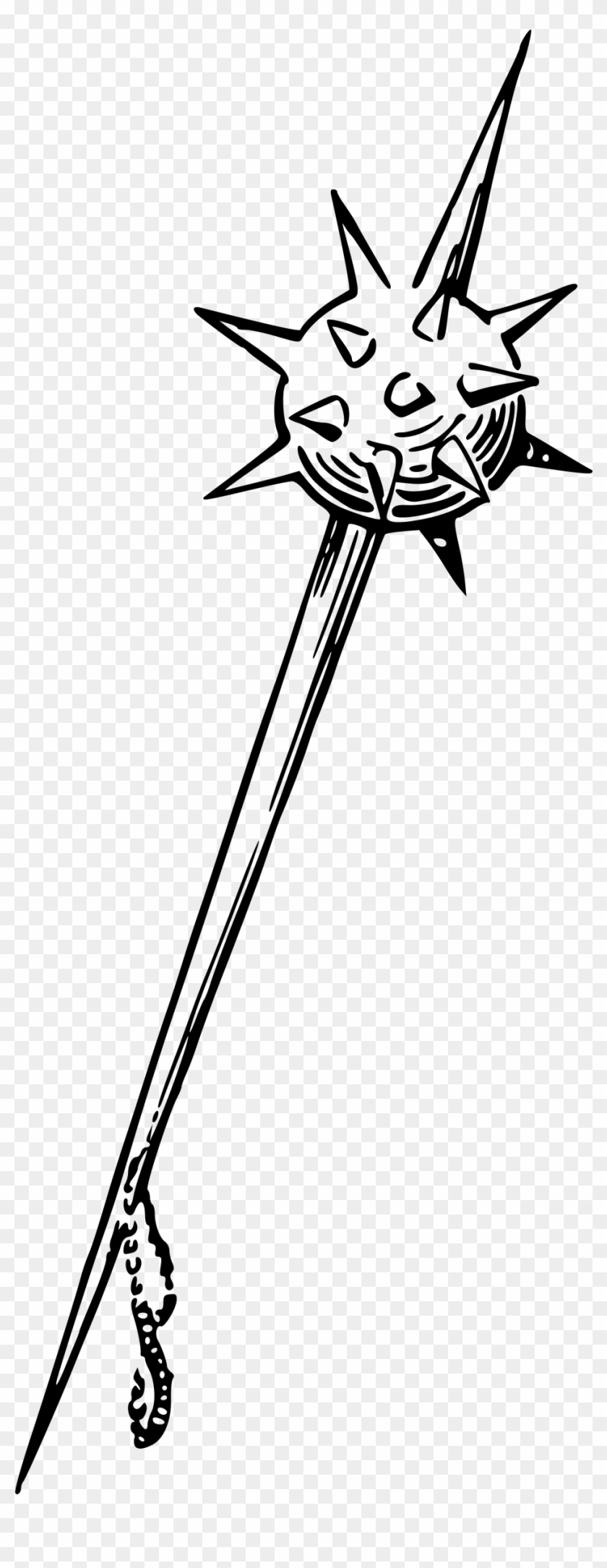 Big Image - Black And White Mace #1084259