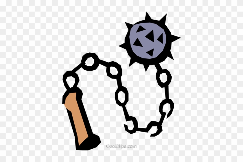 Mace Royalty Free Vector Clip Art Illustration - Mace Royalty Free Vector Clip Art Illustration #1084261