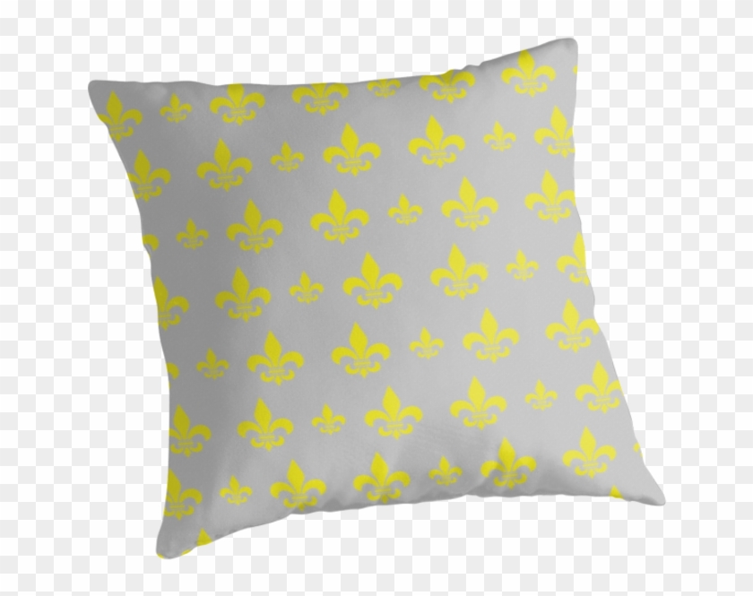 Fleur De Lis Pattern Throw Pillows By - Sounds Good Feels Good #1084375