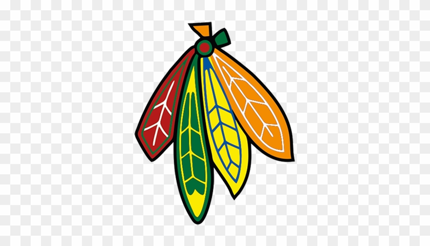 Blackhawks Four Feathers Support Campaign Twibbon Rh - Nhl Chicago Blackhawks Logo Magnet #1084407