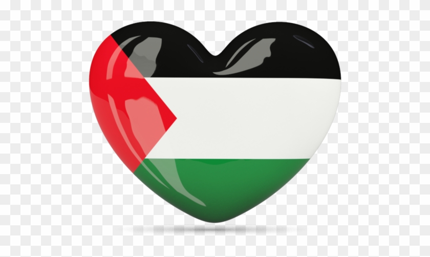 Heart, Palestinian, Palestine Flag Png Image - Palestine Flag Heart #1084507