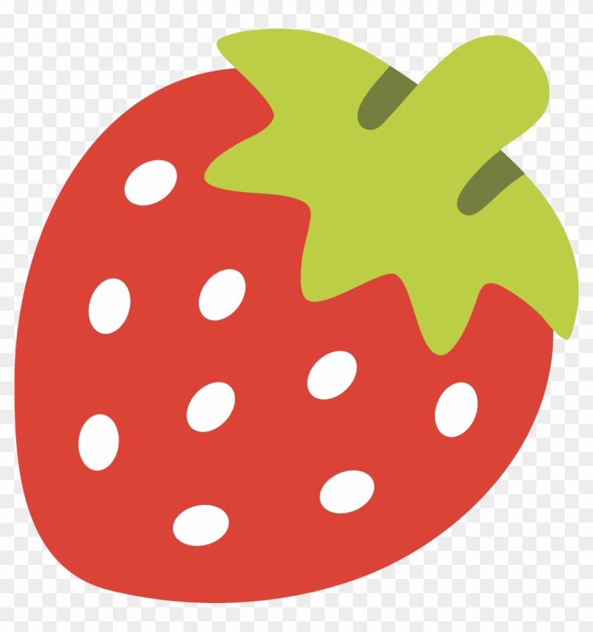 Apple Color Emoji Strawberry Android Noto Fonts - Strawberry Emoji Png #1084510