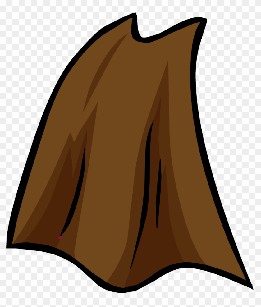 Brown Clipart Penguin - Super Hero Cape Clip Art #1084552