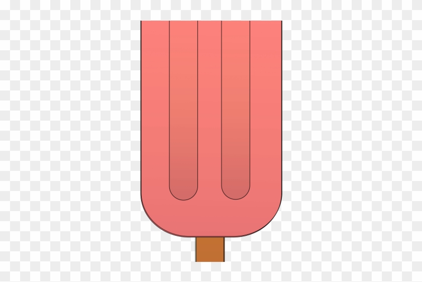 Popsicle Clipart Pink - Plank #1084604