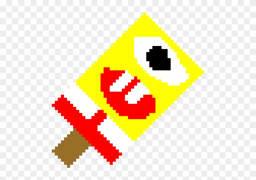 Weird Spongebob Popsicle Pixel Art By Sonicgamer2ytscratch - Popsicle Spongebob #1084639