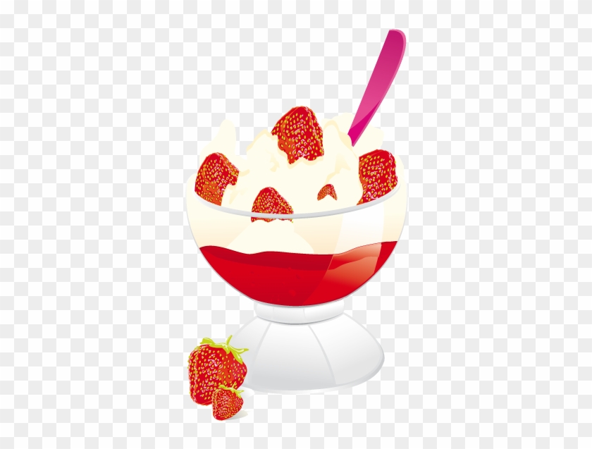 Vinilo Decorativo Copa Helado - Vector #1084751