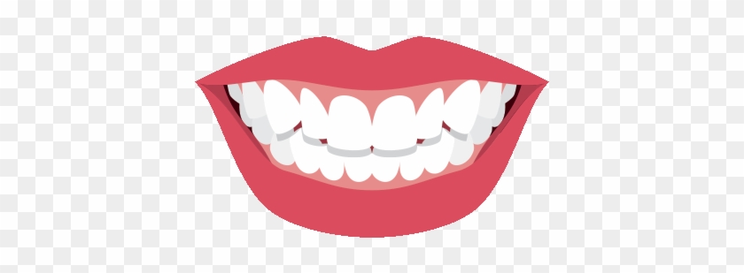 Image Result For Red Lip White Teeth Animated - Animated Pictures Of Teeth #1084859