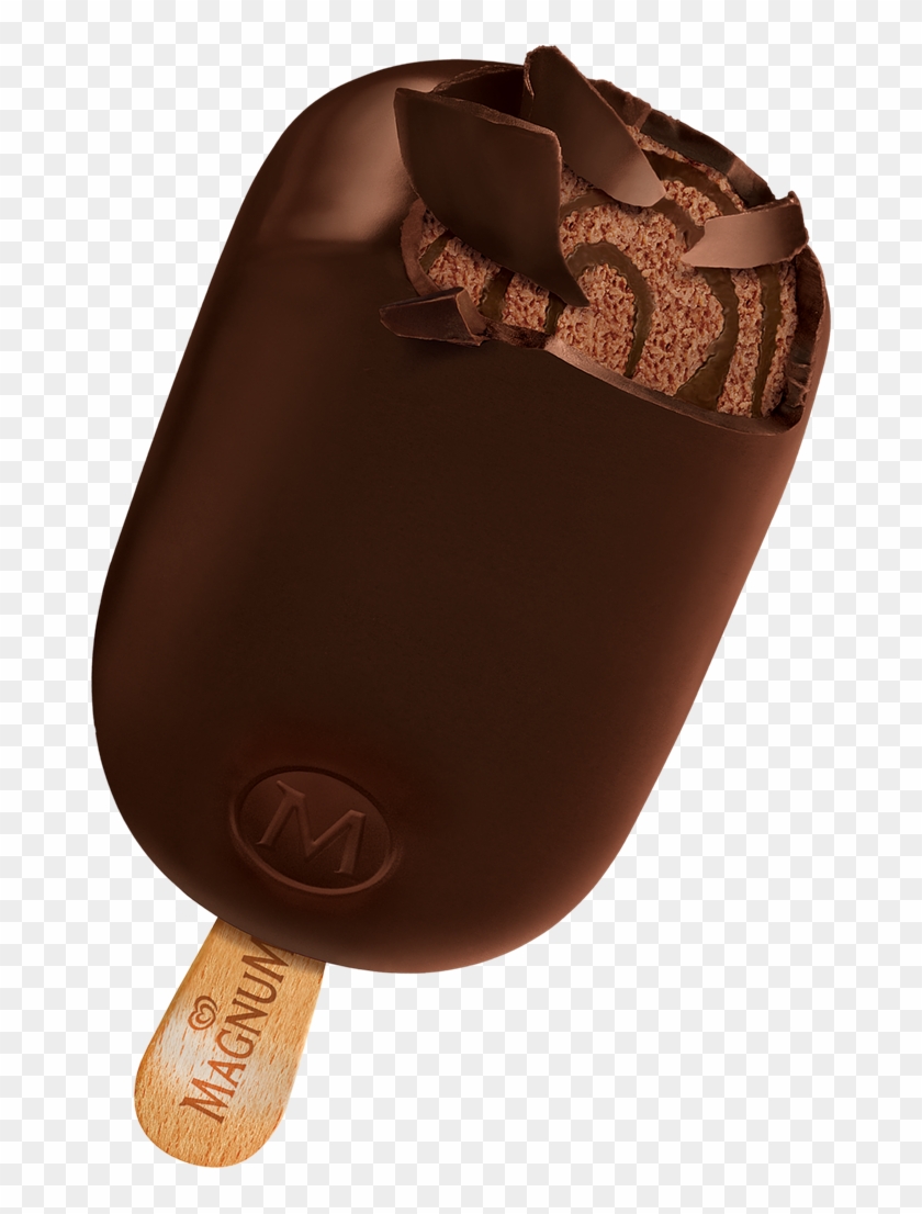 Triple Chocolate Treat Of Chocolate Ice Cream With - Magnum Ice Cream Chocolate Truffle #1084944