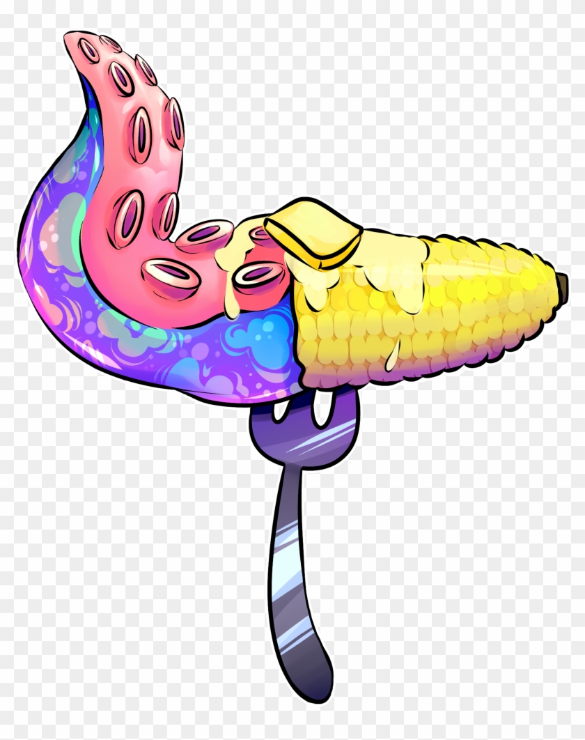 Tentacle Cornashley Digital Art 2018 Http - Cartoon #1085021