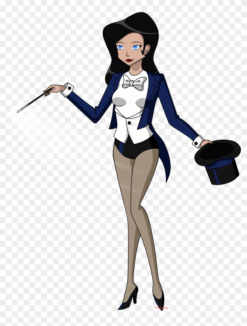 Zatanna Zatara Top Hat - Cartoon #1085066