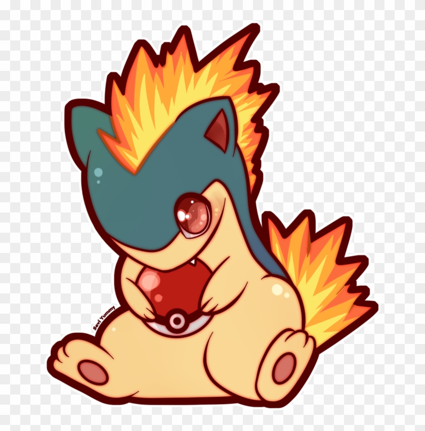 Chibi Quilava By Seviyummy - Pokemon Cinder Quill Evolution #1085091