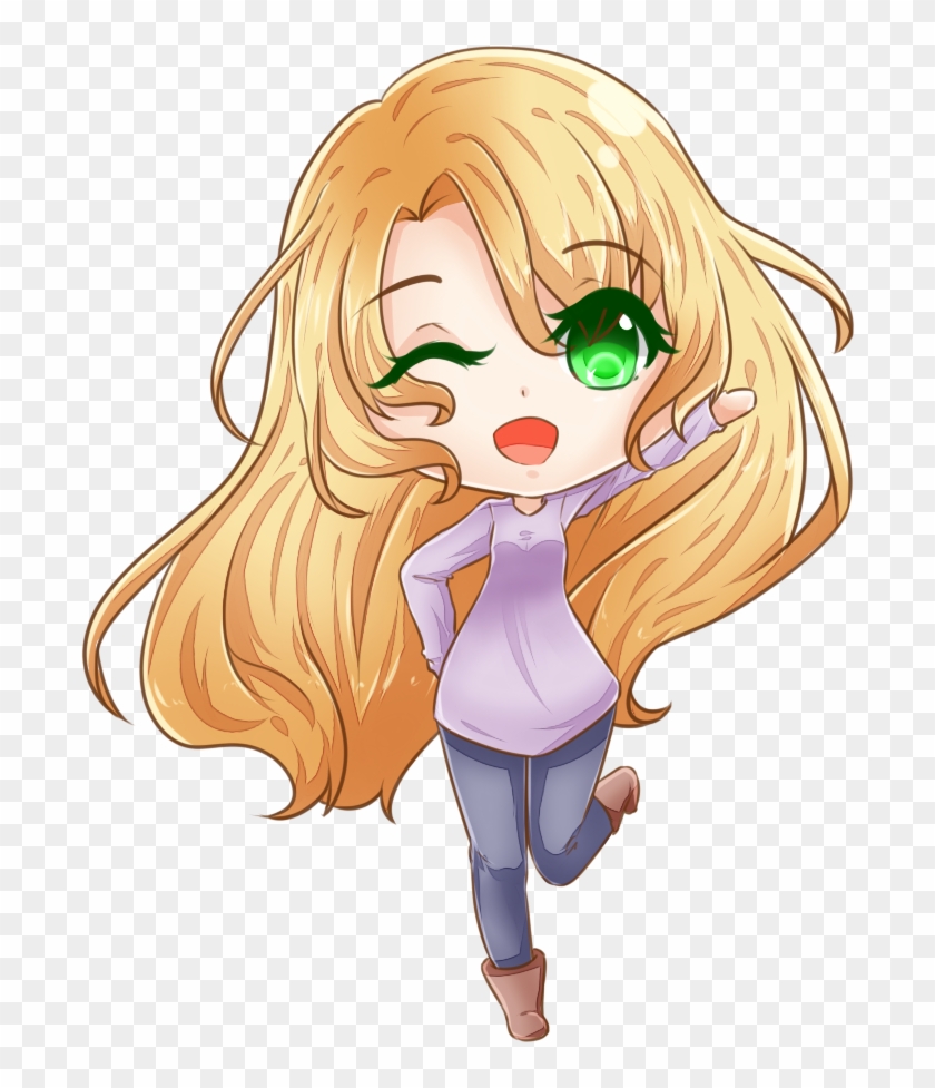 chibi] Bluesnowfire By C-chesle - Flight Attendant Chibi - Free Transparent  PNG Clipart Images Download