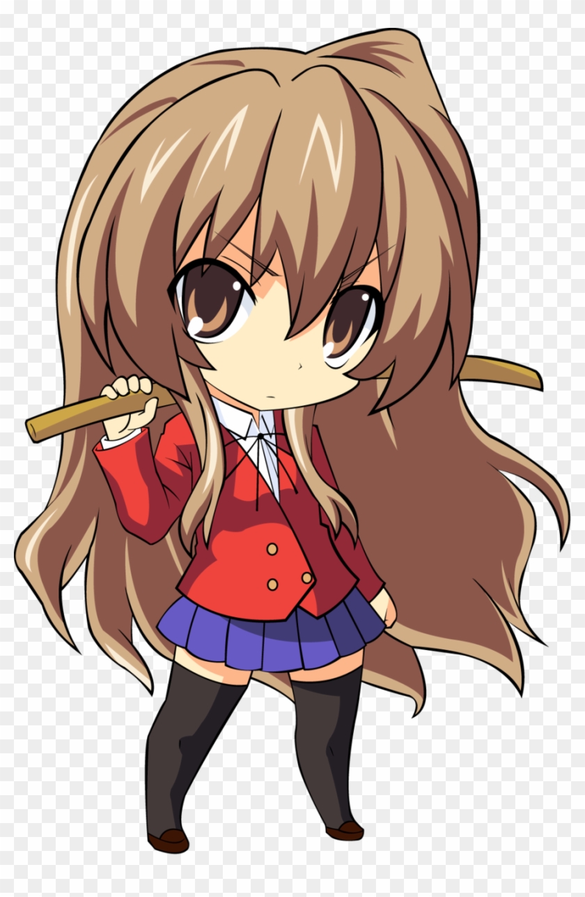 Taiga Aisaka Minori Kushieda Toradora Chibi Anime - Anime Chibi Png #1085274