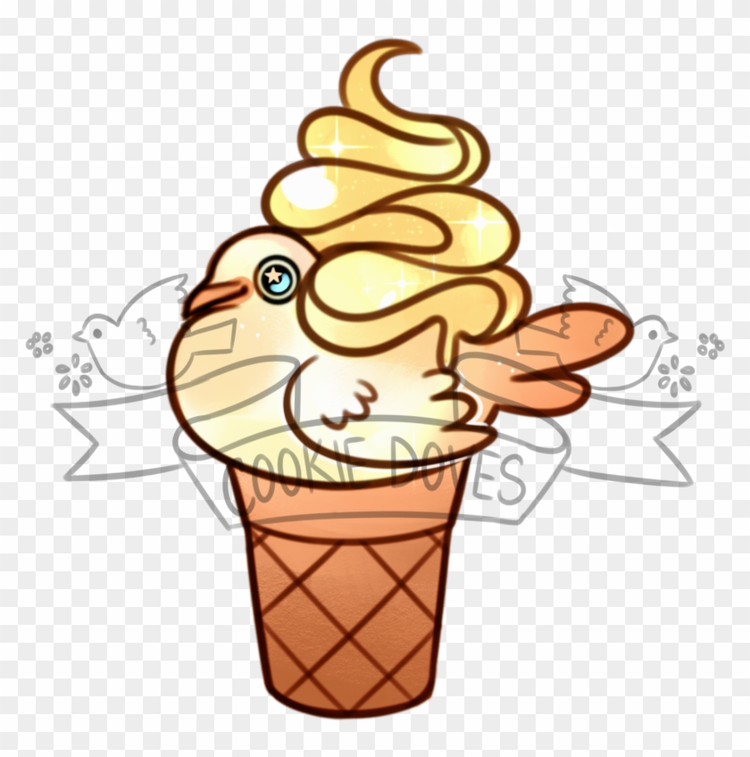 Golden Butterscotch Soft Serve By Cookiedove-database - Golden Butterscotch Soft Serve By Cookiedove-database #1085277