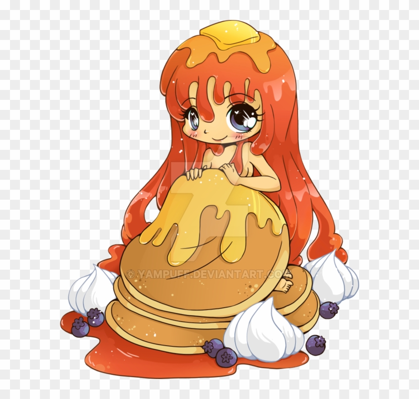 Yampuff 159 36 Pancake Girl By Yampuff - Chibi Pancake Girl #1085291