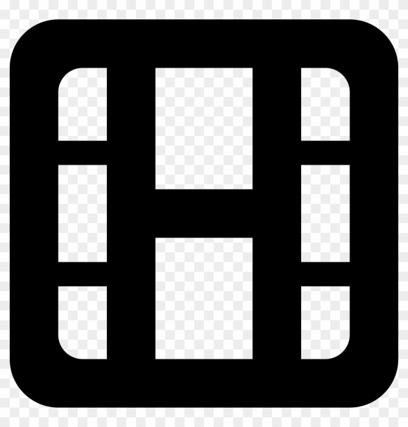 Film Strip Square Interface Cinema Symbol Comments - Icon #1085314