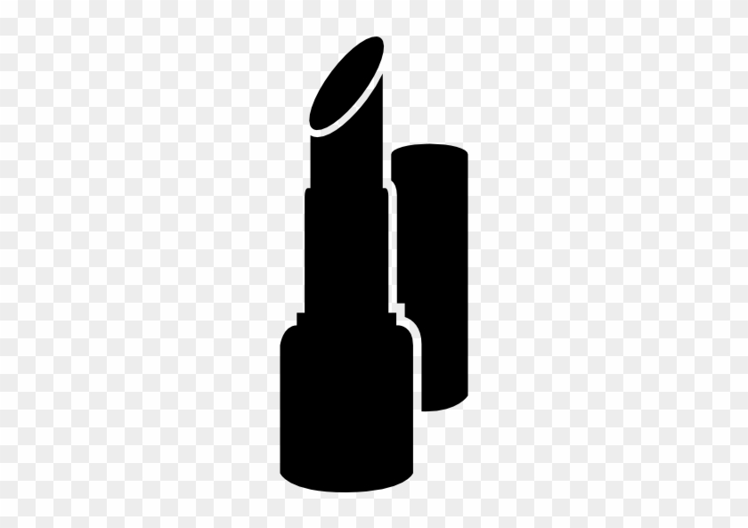 Lipstick Silhouette Free Icon - Lipstick Vector Png #1085339