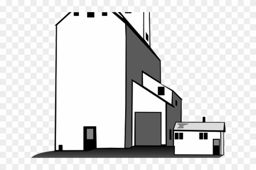 Grain Clipart - Grain Elevator #1085353